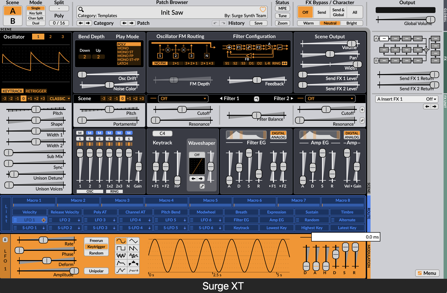surge xt free vst synth
