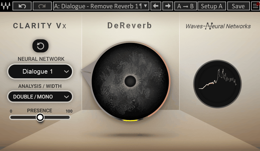 Waves Clarity™ Vx DeReverb