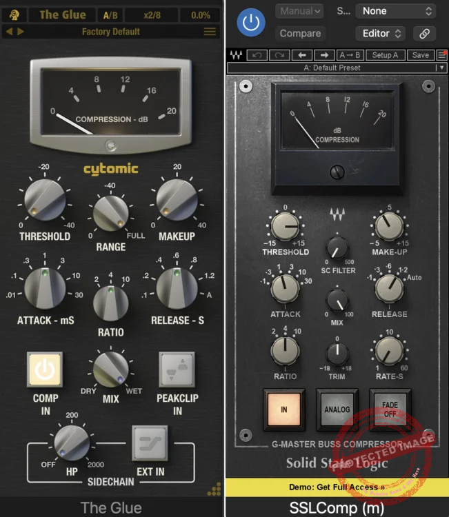 Cytomic The Glue vs Waves SSL