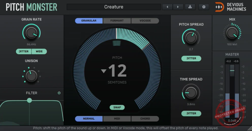 Devious Machines Pitch Monster