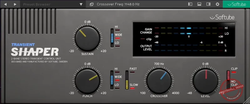 Softube Transient Shaper