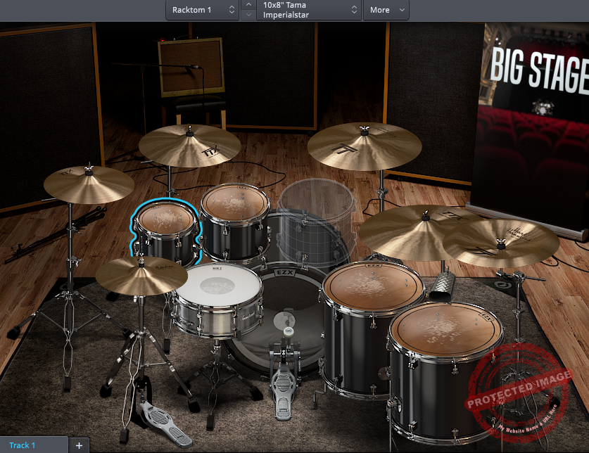 Drums Sound Selection in Superior Drummer