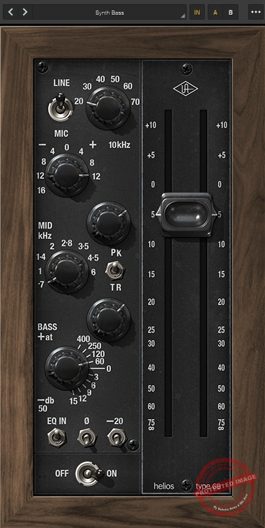 UAD Helios Type 69 EQ and PreAmp