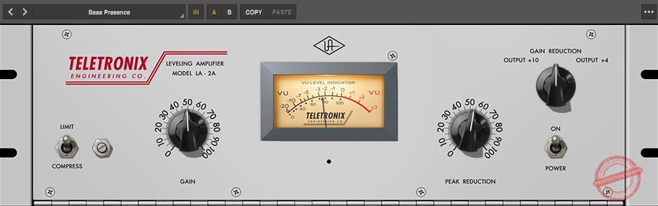 UAD LA-2A Tube Compressor