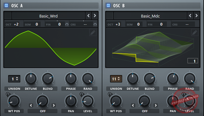 Wavetable Controls