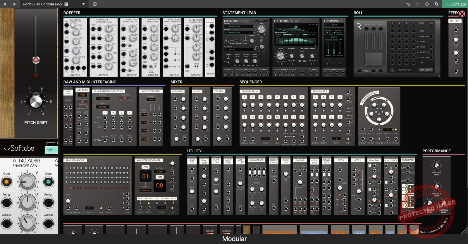 choosing modules in modular library