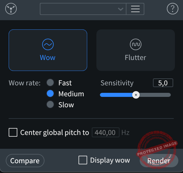 Wow and Flutter module on the RX11 Advanced