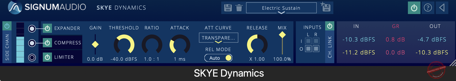 SKYE small version interface