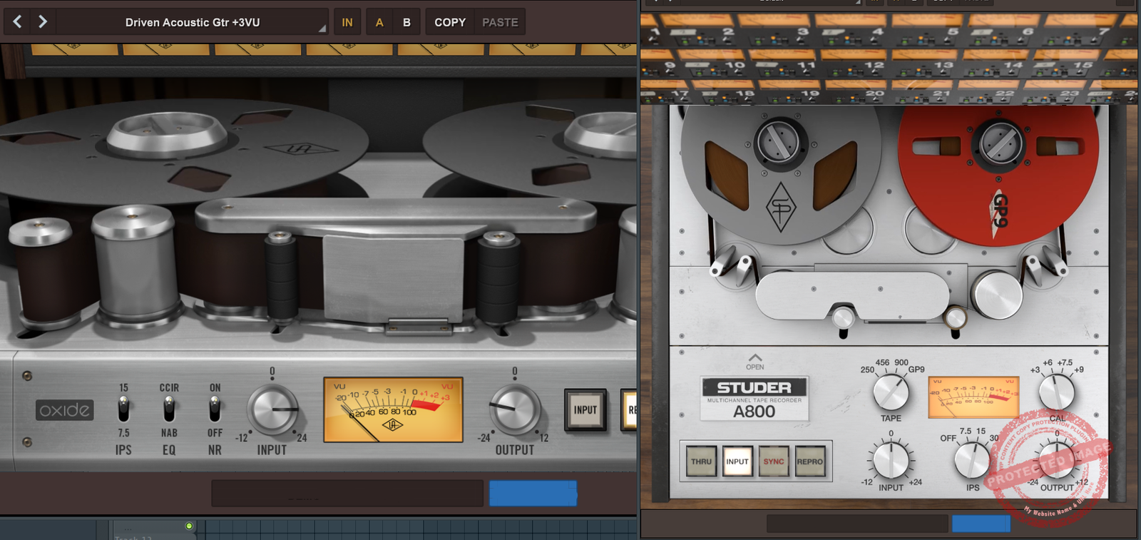 UAD Studer A800 vs Oxide
