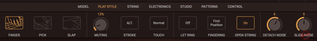 modo bass 2 play style controls