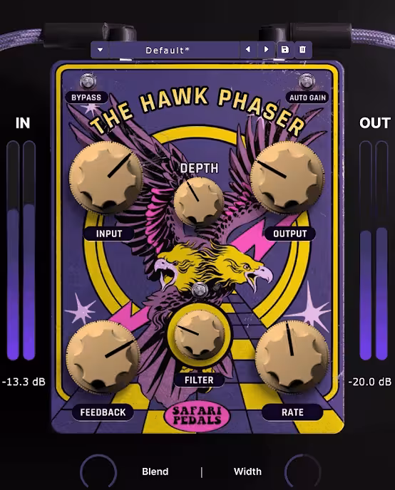 Safari Pedals Hawk Phaser - Vintage Modulator