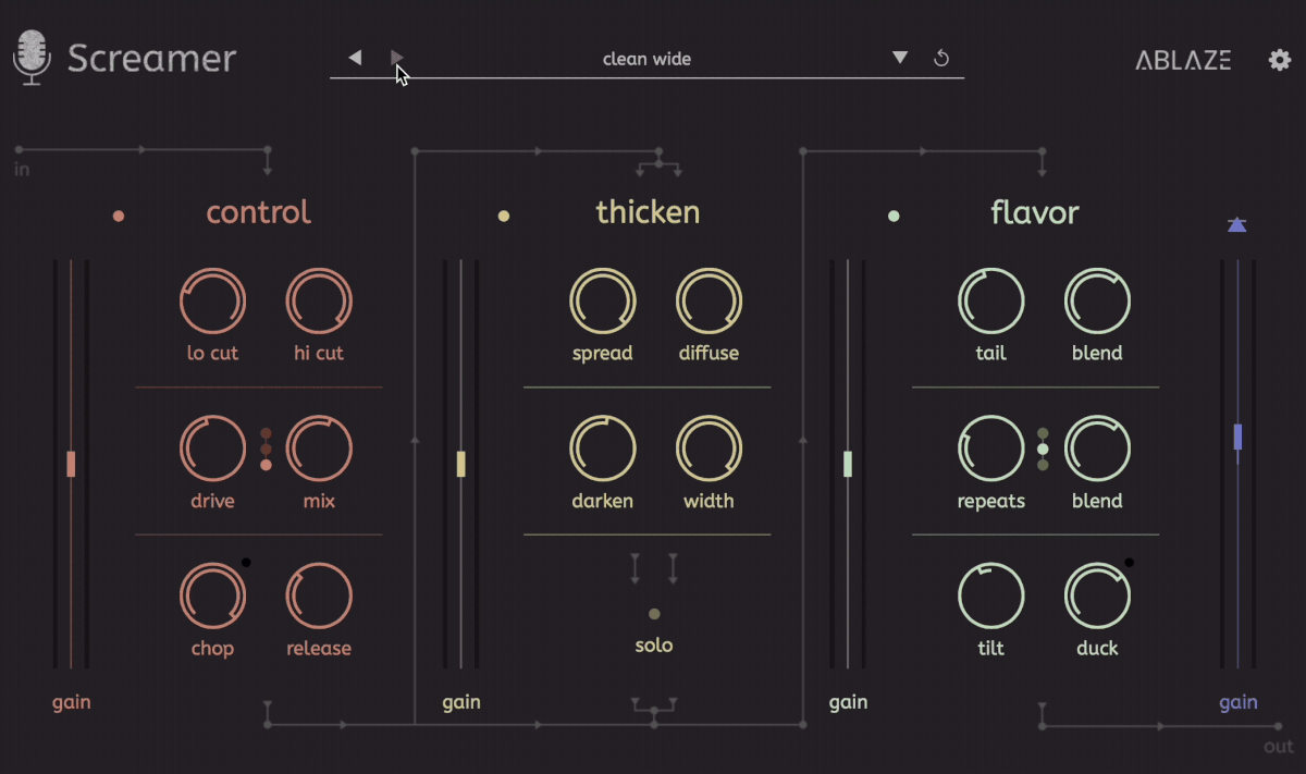 Screamer Presets